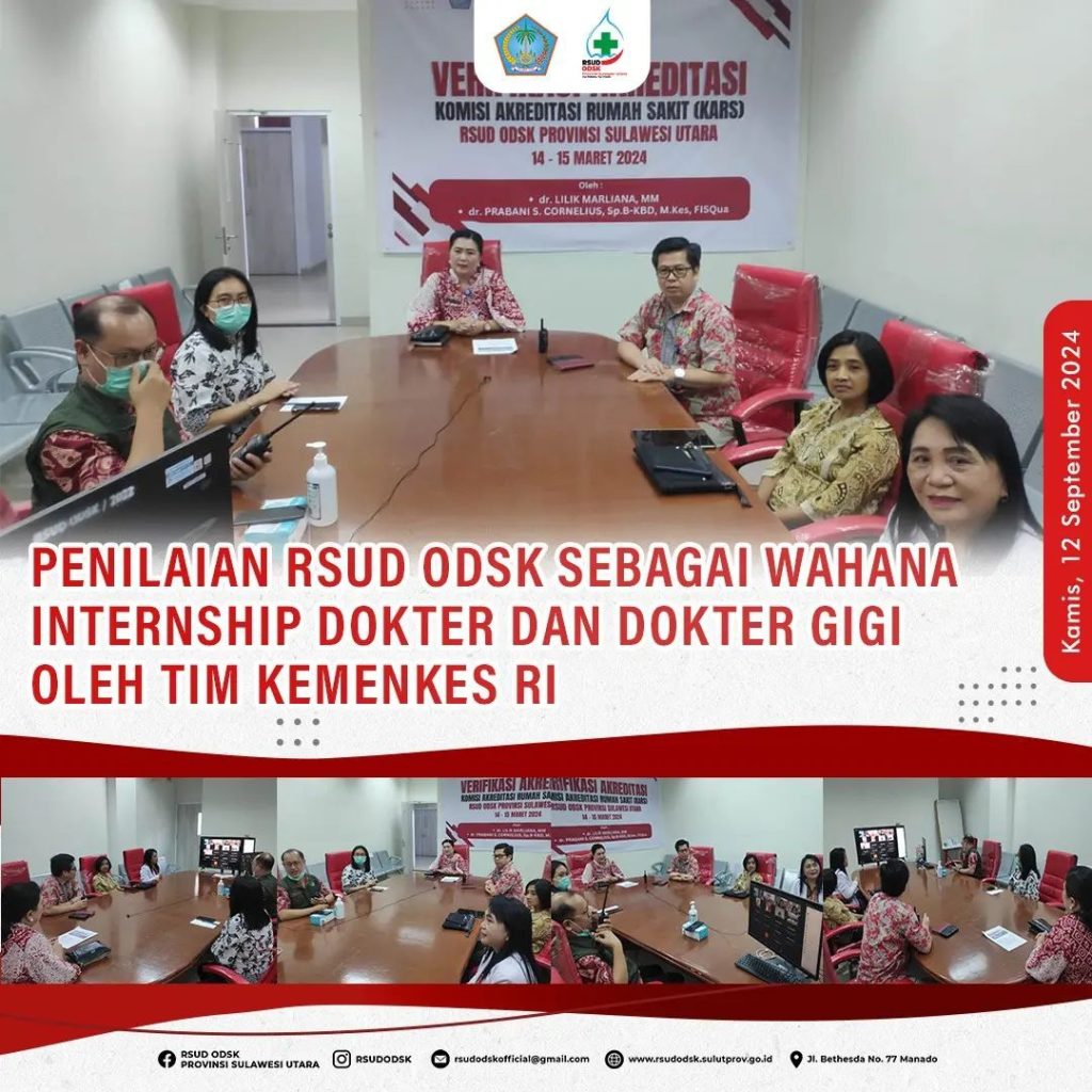 Evaluasi RSUD ODSK Sebagai Wahana Internship Dokter dan Dokter Gigi Oleh Kemenkes RI