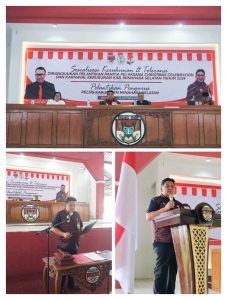 Pjs. Bupati Minsel, Hadiri Ibadah dan Sosialisasi Kerukunan serta Pelantikan Panitia Christmas Celebration dan Pelsis