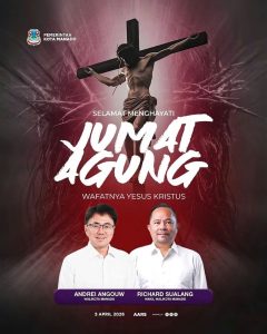 Jumat Agung, Pemerintah Kota Manado Tegaskan Pelayanan Berbasis Kasih dan Pengorbanan