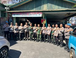 Perkuat Kamtibmas di Rayon Selatan Manado, Polsek Malalayang Bangun Sinergi Bersama TNI