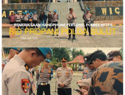 Cegah Judi Online dan Pinjol, Propam Polda Sulut Periksa HP Personel Polres Mitra
