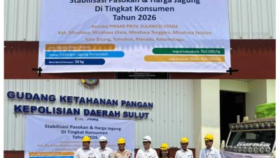 BULOG SulutGo Jaga Akses Jagung Pakan, Harga di Tingkat Peternak Maksimal Rp5.500 per Kilogram